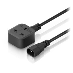 Cablu adaptor de alimentare IEC C14 UniFi Ubiquiti, Scurt, UACC-Cable-C14-SK-G
